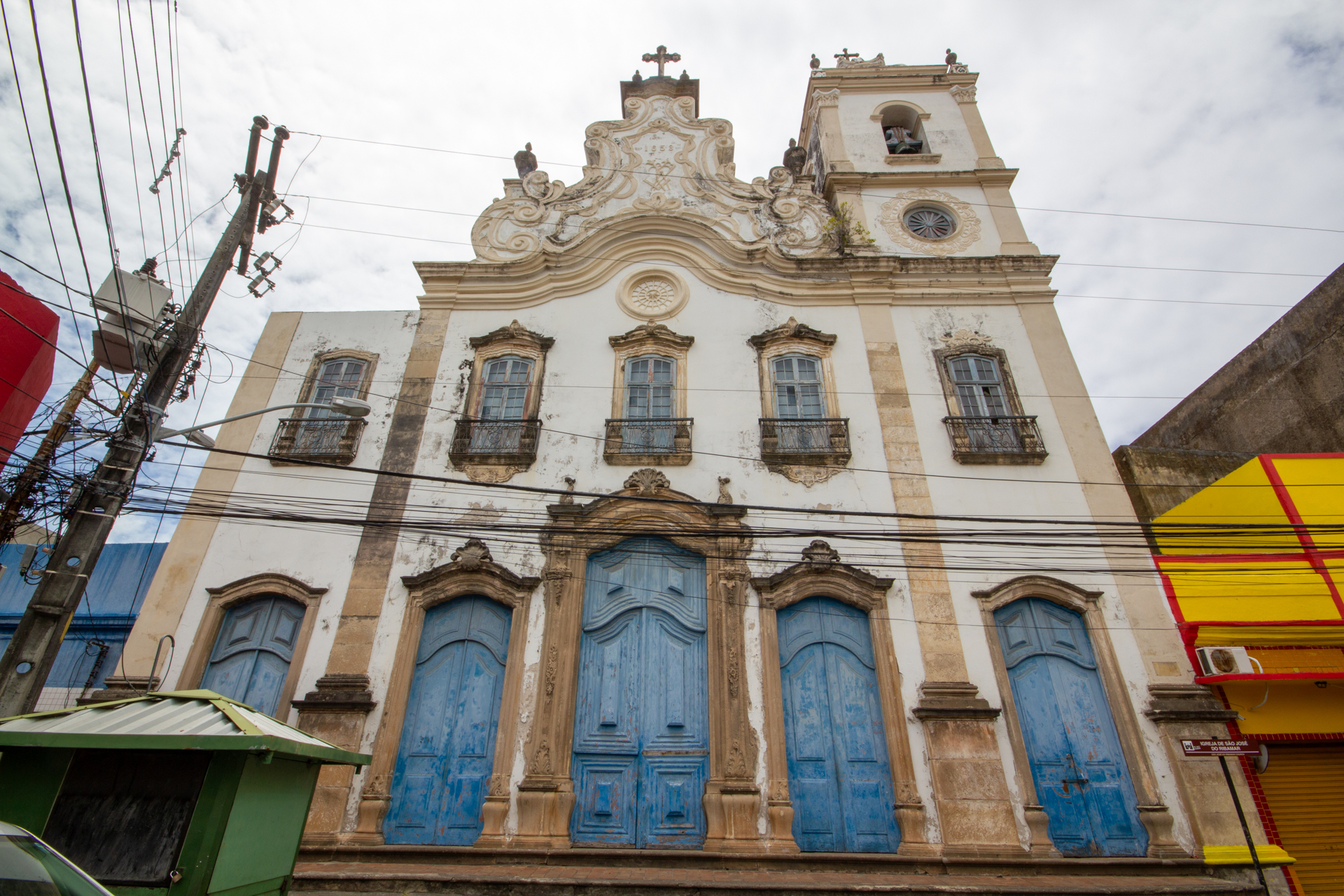 Fachada da Igreja São José do Ribamar do Recife.