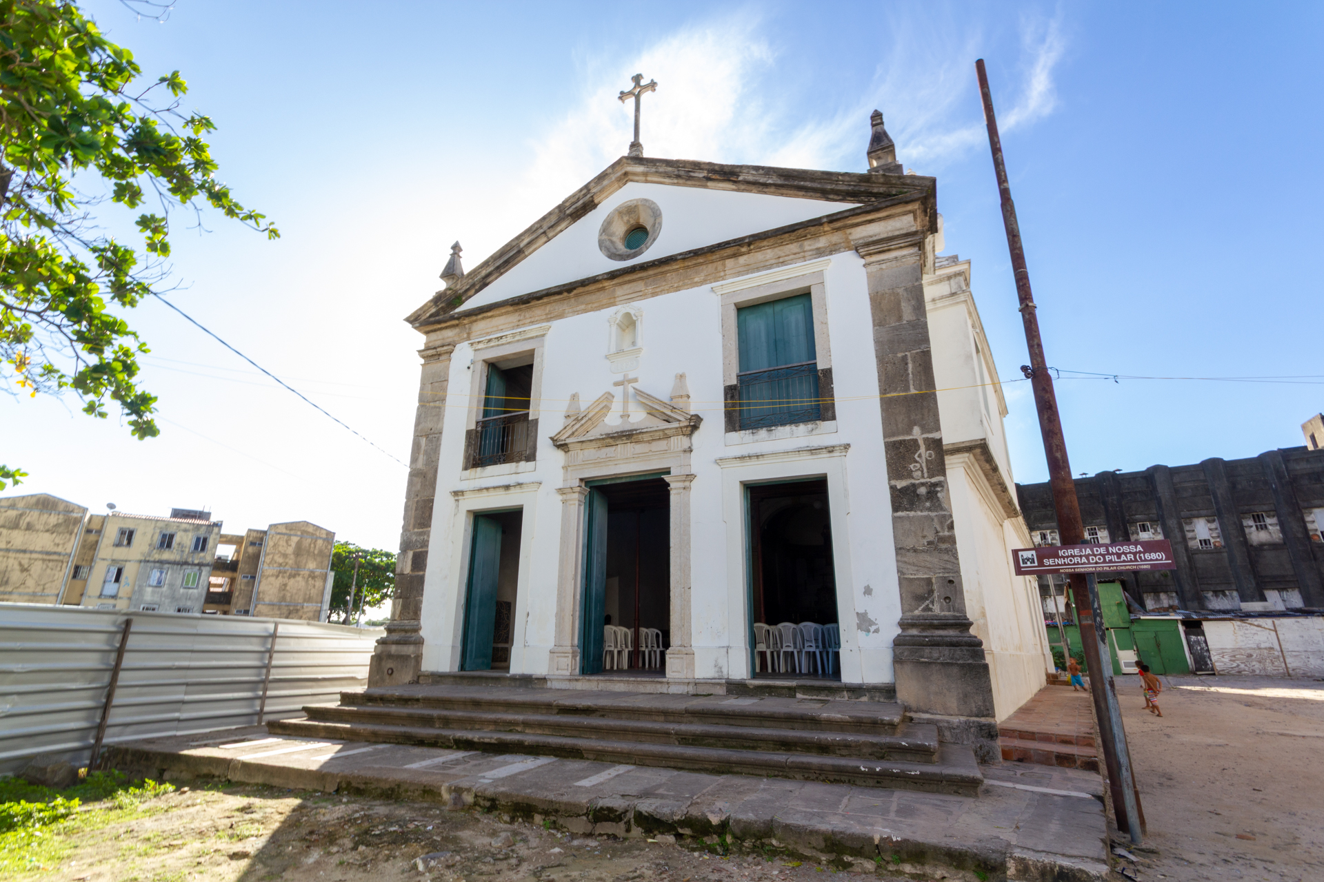 fachada da igreja Nossa Senhora do Pilar do Recife.